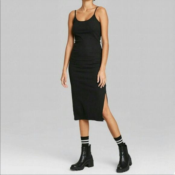 Wild Fable Ribbed Midi Dress | Poshmark